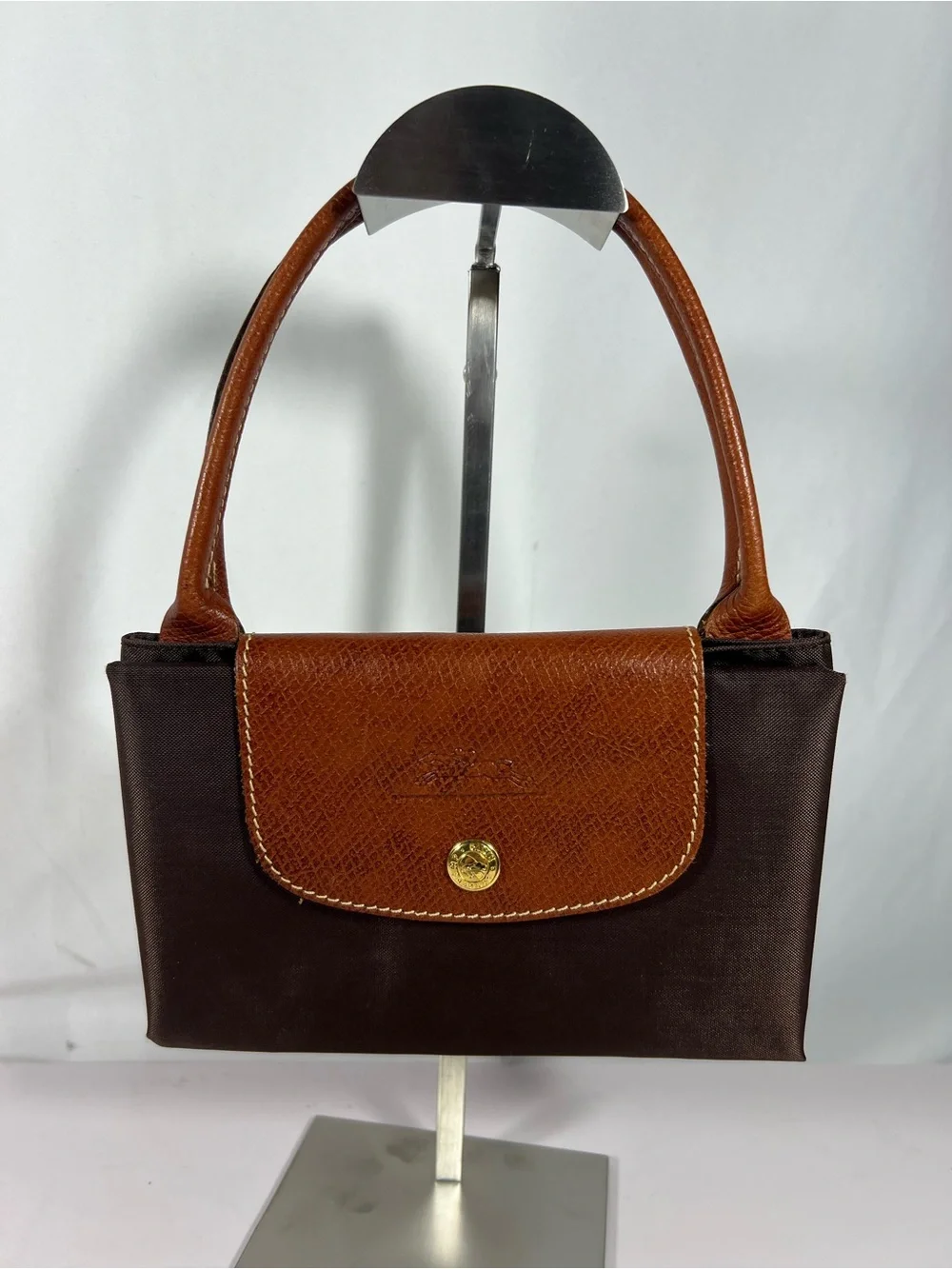 Brown and Tan Women's Tote Bag - Classic Two-Tone Design